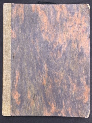 Item #h44698 1925-1926 Artist's sketchbook, probably from Bremen. Joh B&uuml;nges
