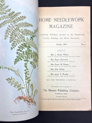 Home Needlework Magazine, 7 issues, 1899-1902