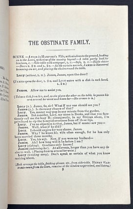 The Obstinate Family, a farce in one act