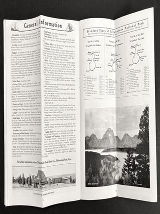 Yellowstone Park Hotels, 1928 promotional illustrated booklet