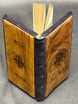 1872 The Book of Common Prayer in Jerusalem 1875 olive-wood binding