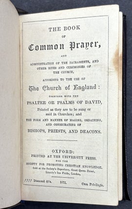 1872 The Book of Common Prayer in Jerusalem 1875 olive-wood binding