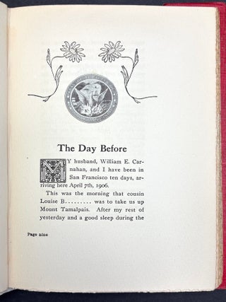 Personal Experiences of the San Francisco Earthquake of April 1906