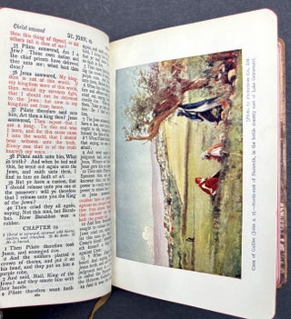 The Red Letter New Testament, bound in Jerusalem olive wood