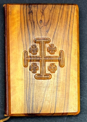 The Red Letter New Testament, bound in Jerusalem olive wood
