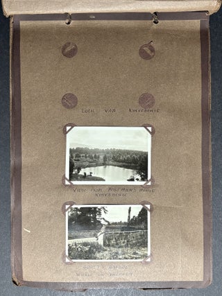 1920s photo album, Scotland and England, approximately 135 photos