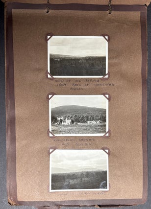 1920s photo album, Scotland and England, approximately 135 photos
