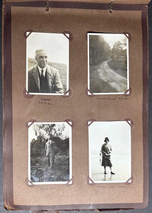 1920s photo album, Scotland and England, approximately 135 photos