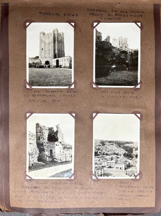 1920s photo album, Scotland and England, approximately 135 photos