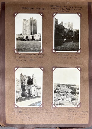 1920s photo album, Scotland and England, approximately 135 photos