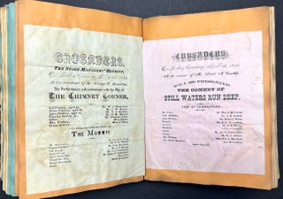 1870s Pittsburgh scrapbook of local news, theatricals, drawings, etc kept by daughter of Thomas Marshall Howe (Pittsburgh's leading citizen)