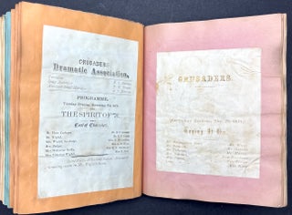 1870s Pittsburgh scrapbook of local news, theatricals, drawings, etc kept by daughter of Thomas Marshall Howe (Pittsburgh's leading citizen)