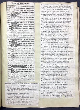 1870s Pittsburgh scrapbook of local news, theatricals, drawings, etc kept by daughter of Thomas Marshall Howe (Pittsburgh's leading citizen)