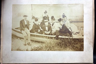 1870s Pittsburgh scrapbook of local news, theatricals, drawings, etc kept by daughter of Thomas Marshall Howe (Pittsburgh's leading citizen)