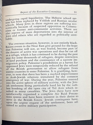 The American Jewish Committee, Thirty-Fourth Annual Report, 1941
