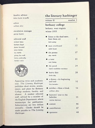 The Literary Harbinger x 3: Winter 1954, Winter & Spring 1955