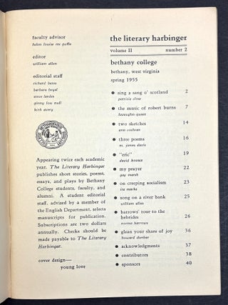 The Literary Harbinger x 3: Winter 1954, Winter & Spring 1955