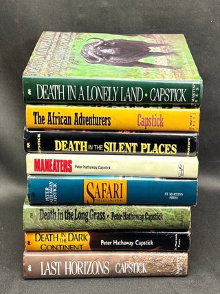 8 big game hunting titles: Maneaters, Death in the Silent Places, The African Adventurers, Death...