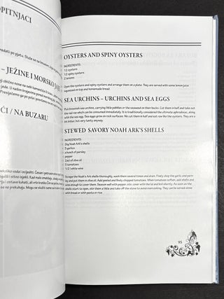 Traditional Croatian Cuisine from the Region of Dubrovnik; Tradicionalna Hrvatska Kuhinja iz Dubrovackog Kraja
