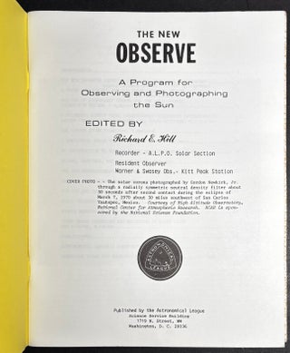 The New Observe: A Program for Observing and Photographing the Sun (1990)
