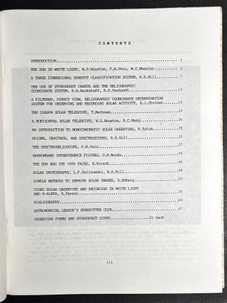 The New Observe: A Program for Observing and Photographing the Sun (1990)