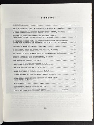 The New Observe: A Program for Observing and Photographing the Sun (1990)