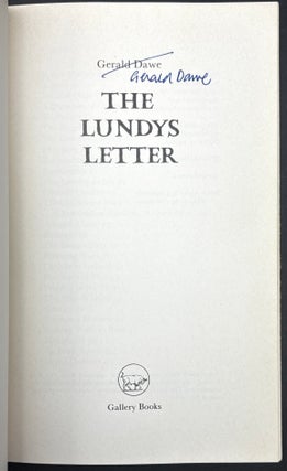 The Lundys Letter, poems (inscribed)