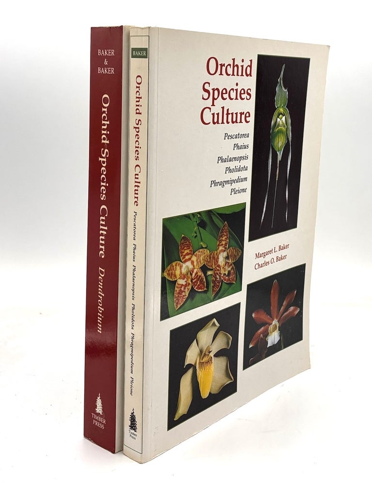 Item #h46140 Orchid Species Culture, 2 vols. Dendrobium; Pescatorea, Phaius, Phalaenopsis, Pholidota, Phragmipedium, Pleione. Margaret L. Baker, Charles O.