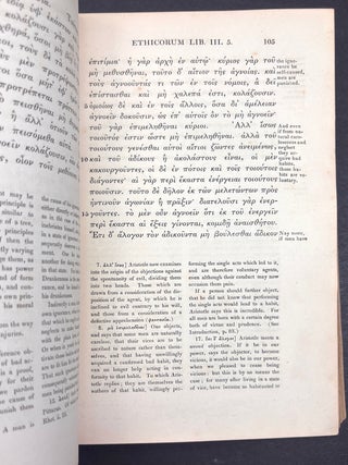 The Nicomachean Ethics, with English Notes by John S. Brewer