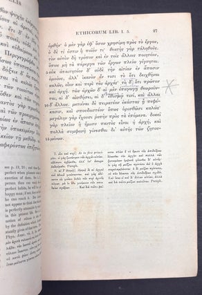 The Nicomachean Ethics, with English Notes by John S. Brewer