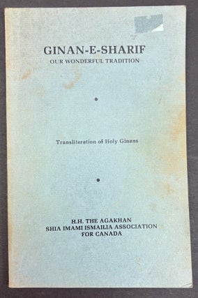 Item #h46178 Ginan-E-Sharif, Our Wonderful Trandition, Transliteration of Holy Ginans
