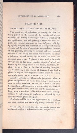 An Introduction to Astrology (1835) being the whole of that celebrated Author's rules for the practice of horary astrology, divested of the superstitions of the 17th century: to which are added numerous emendations, adapted to the improved state of the science in the present day by Zadkiel