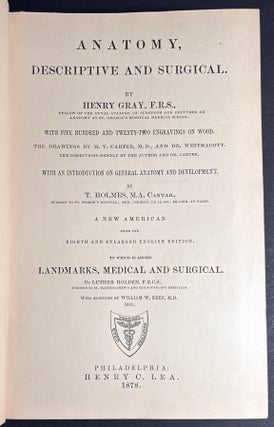 Gray's Anatomy, Descriptive and Surgical (1881)