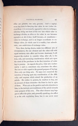 The Logic of Political Economy (1844)