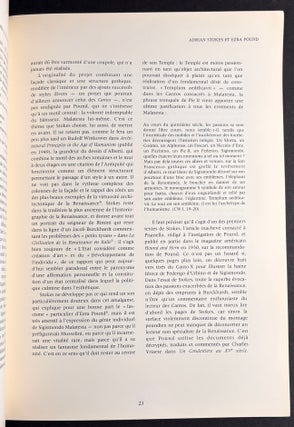 Les Cahiers du Musee National D'Art Moderne: Adrian Stokes; no. 25, Automne 1988