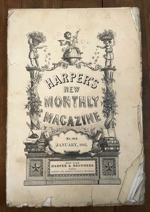 Item #mag104 Harper's New Monthly Magazine, No. 416, January 1885. Oliver Goldsmith Adolphus...