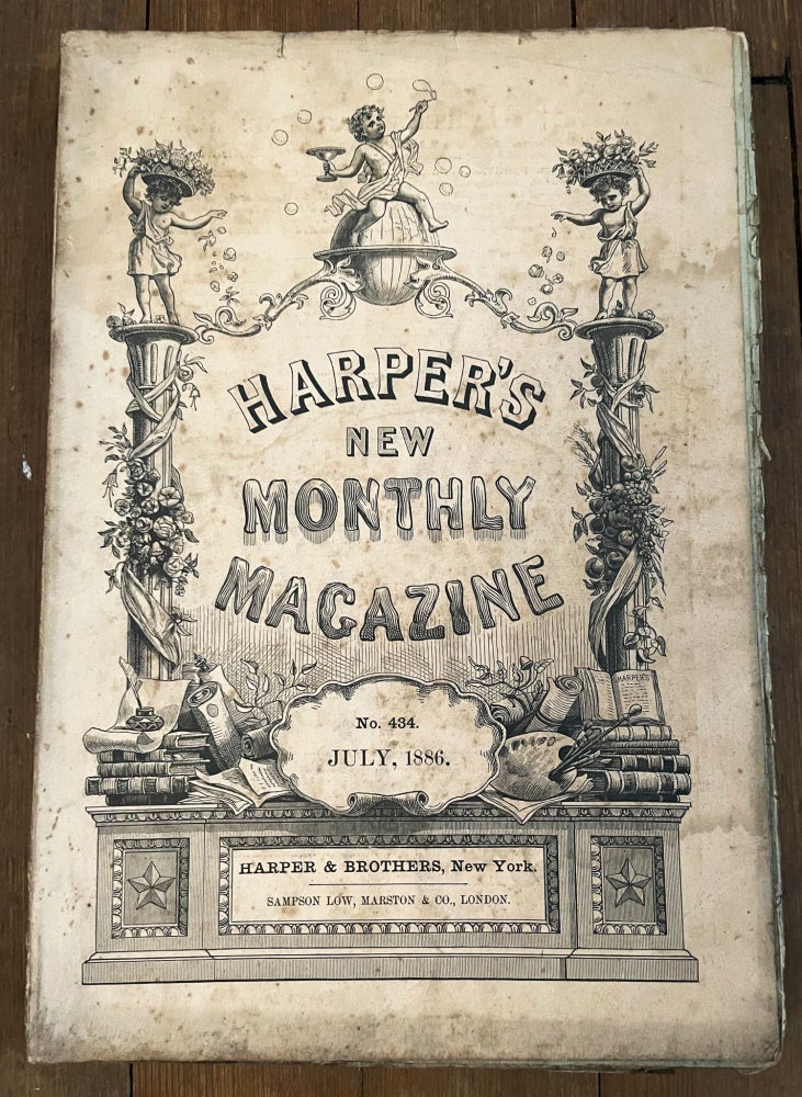 Item #mag112 Harper's New Monthly Magazine, No. 434, July 1886. Oliver Goldsmith Charles Dudley Warner, Ballard Smith.