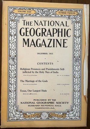 Item #mag161 The National Geographic Magazine, Volume XXIV No. 12, December 1913. John J....