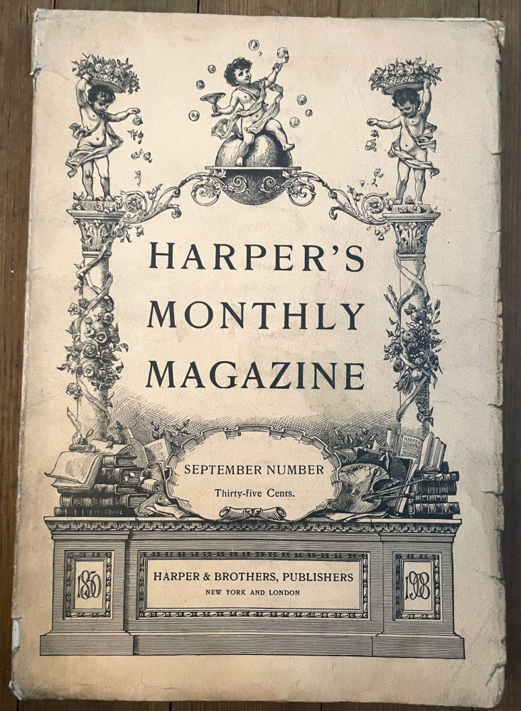 Item #mag18 Harper's Monthly Magazine, September 1908. Henry Mills Alden, Josephine Peabody Lily Long, Sara Teasdale.