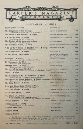 Harper's Monthly Magazine, September 1908