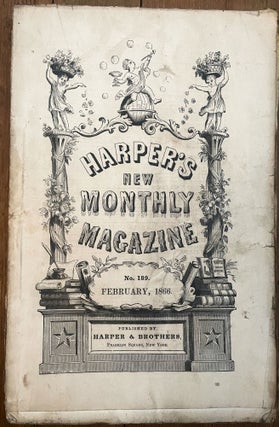Item #mag21 Harper's New Monthly Magazine, No. 189, February 1866. Henry Mills Alden, W. H....