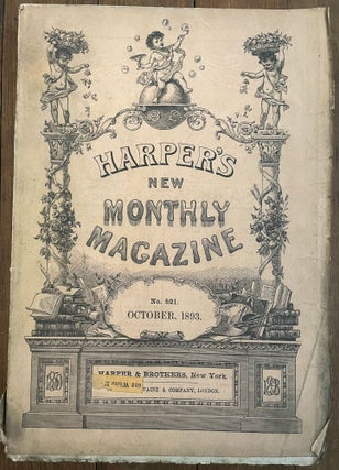 Item #mag24 Harper's New Monthly Magazine, No. 521, October 1893. Henry Mills Alden, Charles...