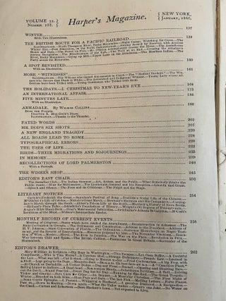 Harper's New Monthly Magazine, No. 188, January 1866