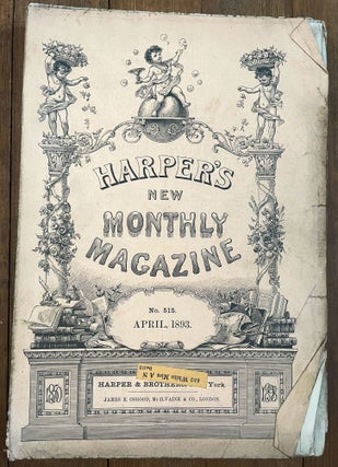Item #mag33 Harper's New Monthly Magazine, No. 515, April 1893. Henry Mills Alden, Rebecca...