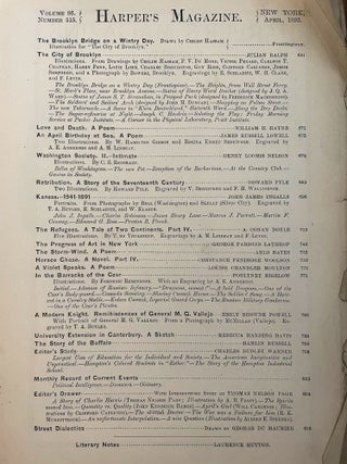Harper's New Monthly Magazine, No. 515, April 1893