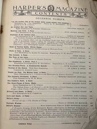 Harper's New Monthly Magazine, Christmas 1894