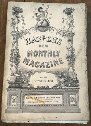 Item #mag44 Harper's New Monthly Magazine, No. 533, October 1894. Henry Mills Alden, Richard...