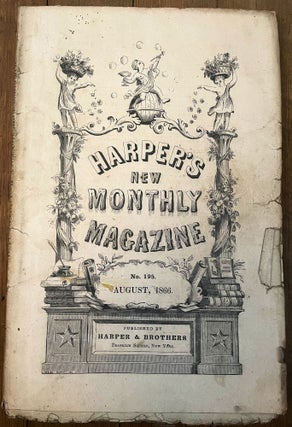 Item #mag5 Harper's New Monthly Magazine, No. 195, August 1866. Henry Mills Alden, Nora Perry...