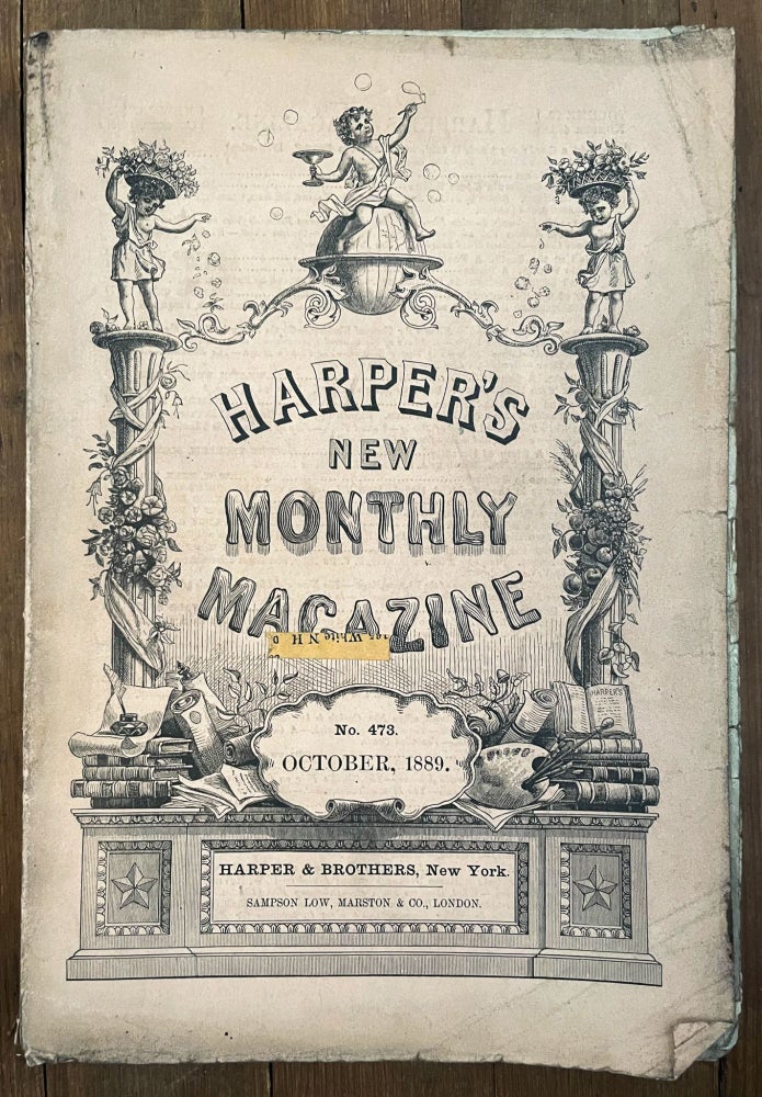 Item #mag53 Harper's New Monthly Magazine, No. 473, October 1889. Henry Mills Alden, Howard Pyle William Wordsworth, Theodore Child.
