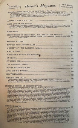 Harper's New Monthly Magazine, No. 196, September 1866